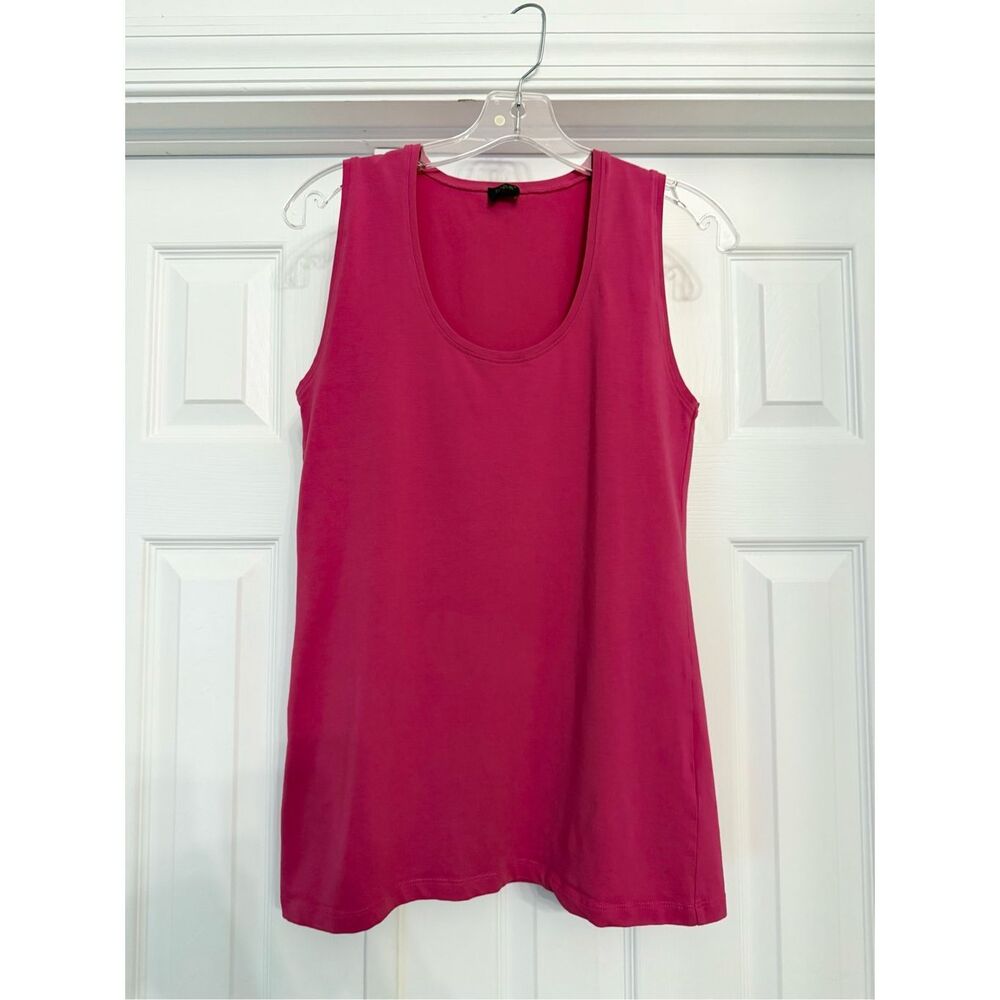Pauw Amsterdam Fuchsia Pink Sleeveless Cotton Blend Tank Top Size 3 Large‎